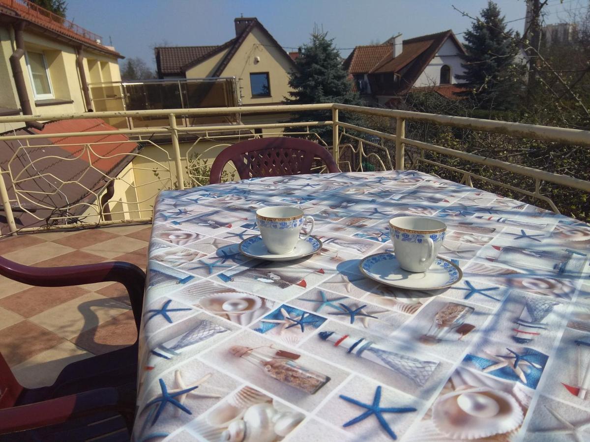 Ferienwohnung Sloneczny Apartament Z Balkonem Danzig Exterior foto