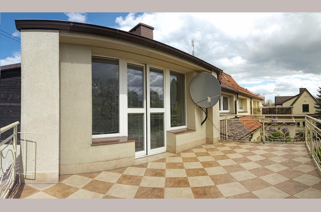 Ferienwohnung Sloneczny Apartament Z Balkonem Danzig Exterior foto